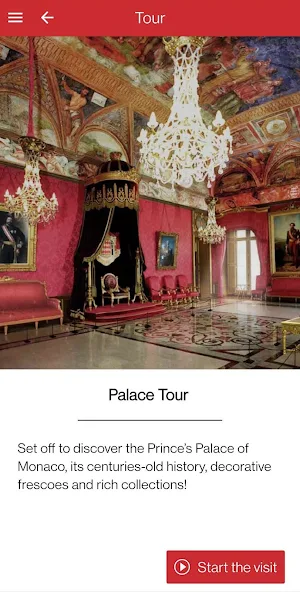Visite du Palais de Monaco Screenshot 1