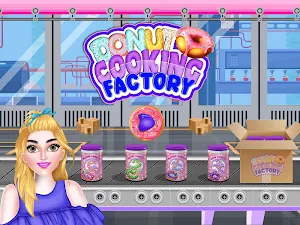 Donuts Cooking Factory: Baking Dessert in Kitchen Screenshot 0