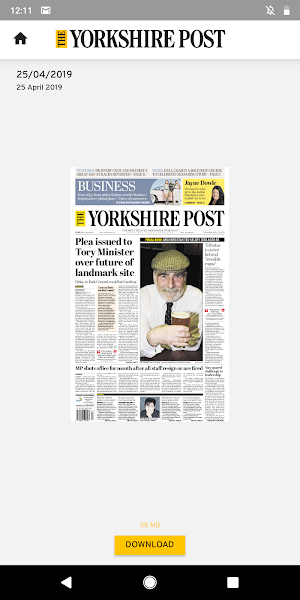 The Yorkshire Post Newspaper Screenshot 1