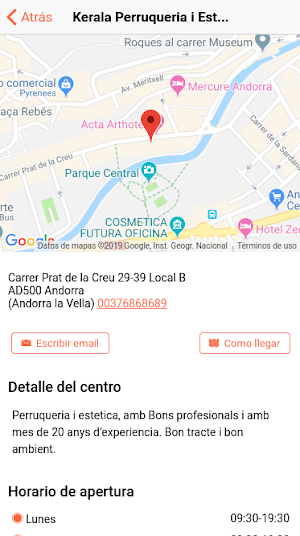 Perruqueria i Estetica Kerala Screenshot 1