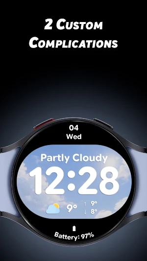 Aura Weather 2 - Watch face Screenshot 3