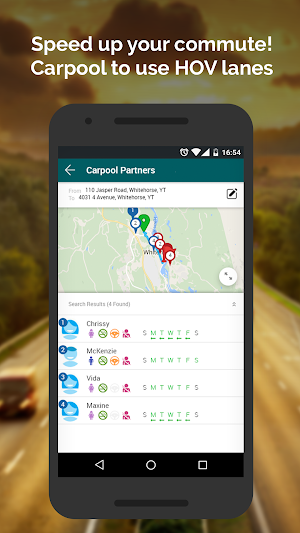 Yukon Rideshare – Find commute options in Yukon Screenshot 2