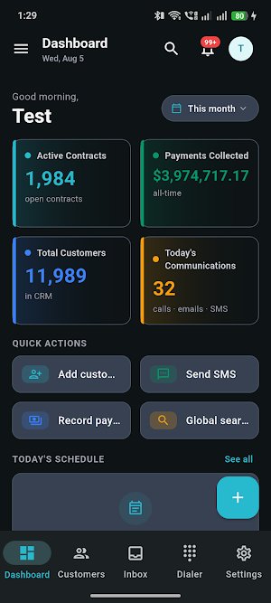 Cipher CRM Screenshot 1