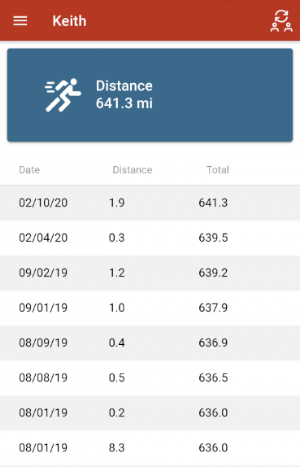 StrideTrack Mobile Screenshot 0