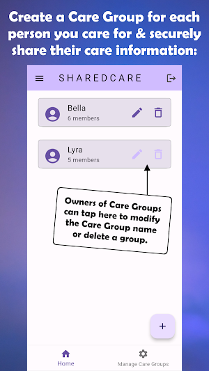 Shared Care Screenshot 1