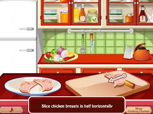 chicken fajitas cooking - cook Screenshot 1