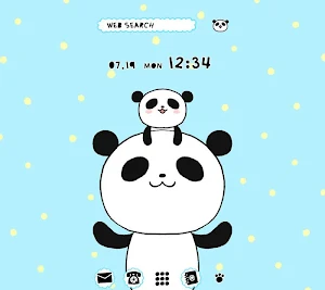 Panda Kid Theme +HOME Screenshot 0