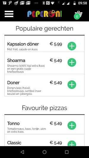 Peperoni Pizzeria Hoogeveen Screenshot 1