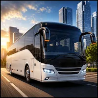 Coach Bus Driving Games 3D