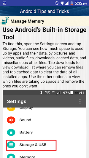 Tips Tricks for Android Phones Screenshot 3