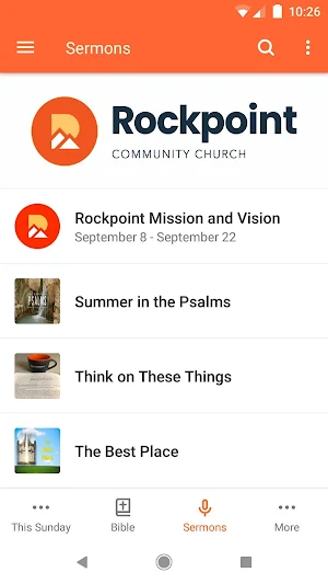Rockpoint Community Church Screenshot 1