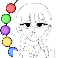 Princess Coloring Book Glitter