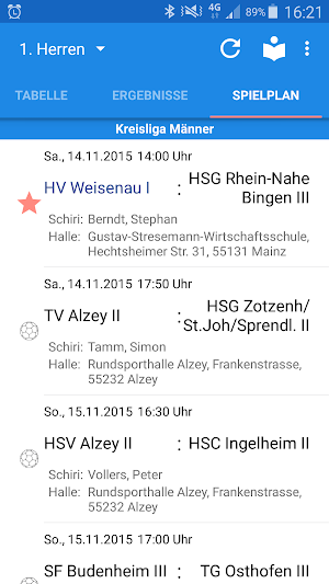 HV Mainz-Weisenau Screenshot 1
