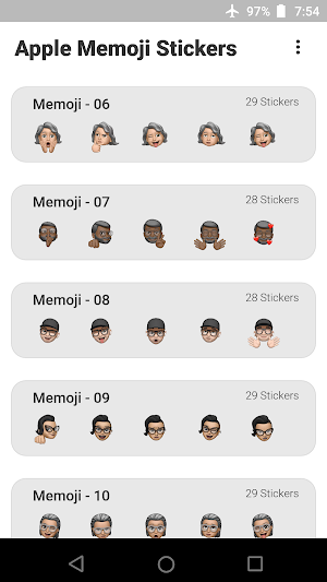 Apple Memoji Stickers - WA Screenshot 1