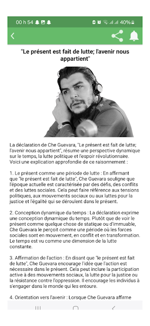 Citations de Che Guevara Screenshot 1