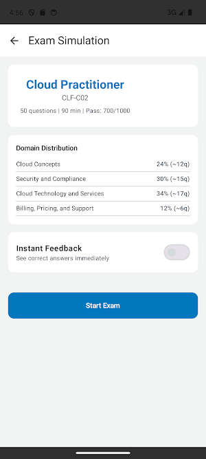 CloudCert: AWS Exam Prep Screenshot 3