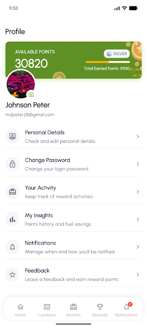 Noble Gas Rewards Screenshot 3