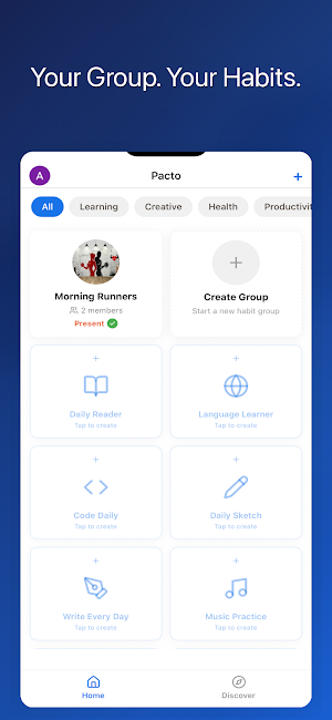 Pacto - Habit Groups Screenshot 2