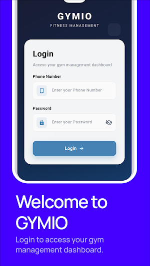 Gymio – Smart Gym Management Screenshot 1