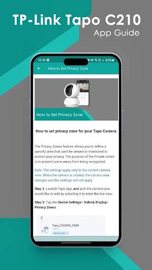 TP-Link Tapo C210 App Guide Screenshot 1