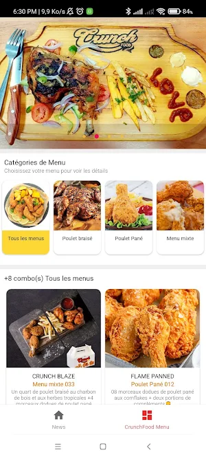 Crunch Food #MangeD'abord Screenshot 1