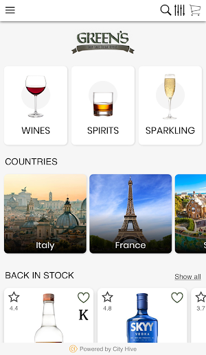 Green's Beverage Screenshot 1