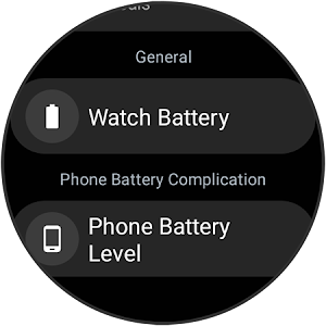 Phone Battery Complication Screenshot 2