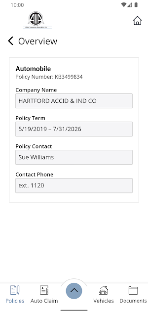 Allen Insurance AIA Online Screenshot 3