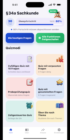 §34a Sachkunde Prüfung 2026 Screenshot 0