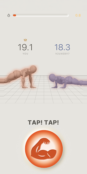 Tap Push Up - Muscle Battle Screenshot 2