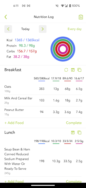 Kona Nutrition Screenshot 2