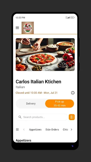 Carlos Italian Kitchen Screenshot 1