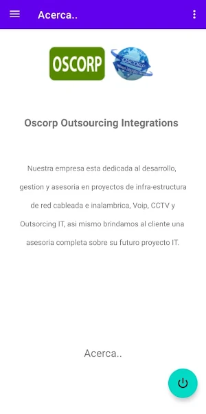 Oscorp App Screenshot 1