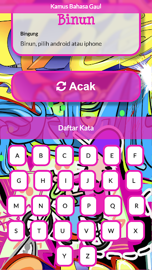 Kamus Bahasa Gaul Screenshot 1