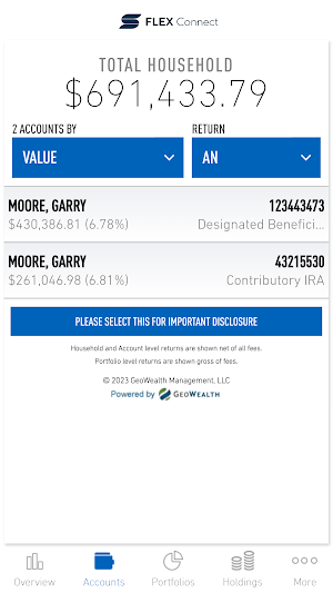 FLEX Connect Mobile Screenshot 1