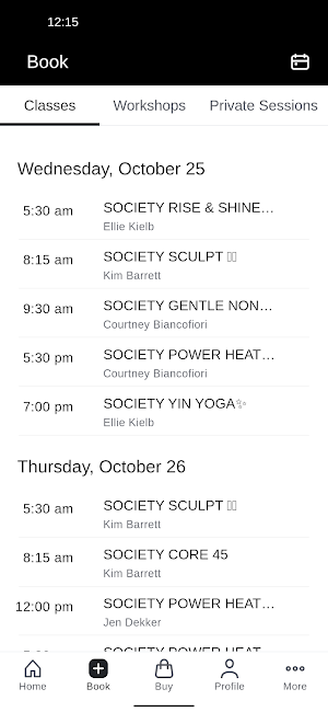 Society Yoga Screenshot 1