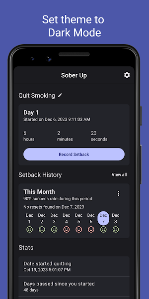 Sober Up - Addiction Tracker Screenshot 3