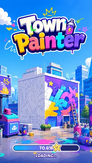Town Painter: Color My Street Screenshot 0