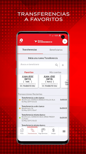 Banco Económico Screenshot 2