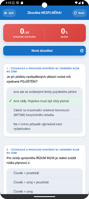 Test Drony A1-A3 - UAS Open Screenshot 3