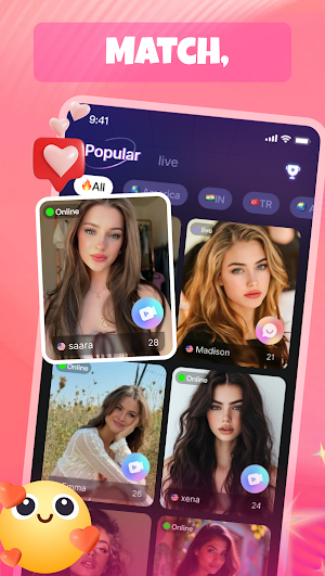 HiStranger - Live video chat Screenshot 1