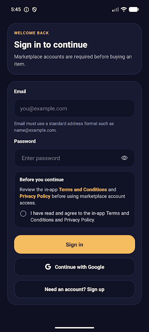 GhMarketplace Screenshot 1