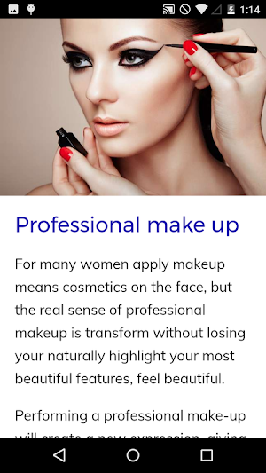 Professional Makeup Course Screenshot 1