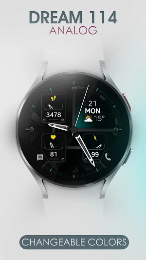 Dream 114 - Analog Watch Face Screenshot 1