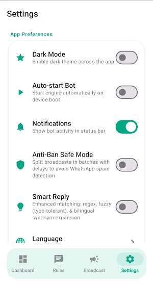Auto Reply Screenshot 3