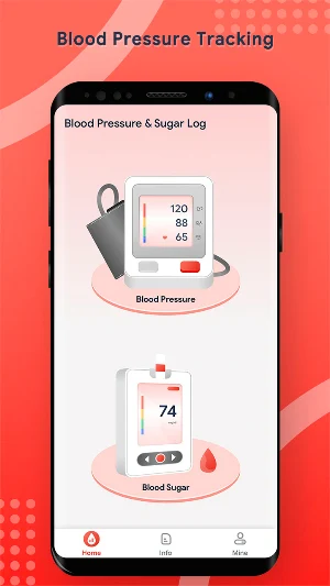 Blood Pressure & Sugar Log Screenshot 0