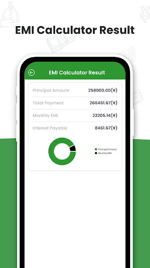 Cashloan : EMI Loan Calculator Screenshot 2