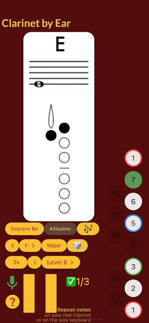 Clarinet by Ear Screenshot 2