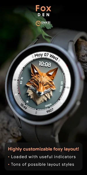 Fox Den - hybrid watch face Screenshot 1