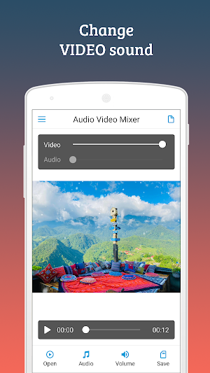 Audio Video Mixer (Add Music To Video) Screenshot 1